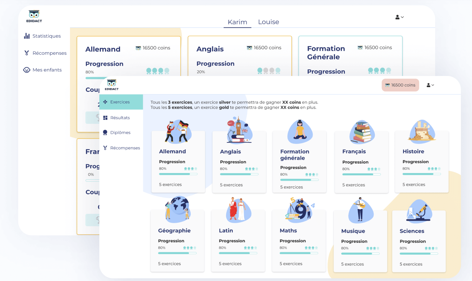 plateforme educative apprentissage ecole Edidact
